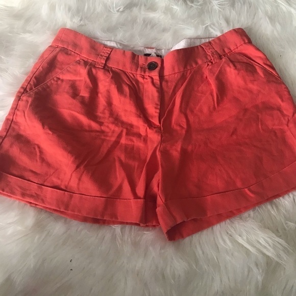 J. Crew Factory Pants - J.Crew factory linen blend shorts sz8 3”